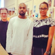 Kanye West posing with a Los Angeles Trade Technical College student
Instagram